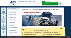 Desktop Screenshot of abstore.cz